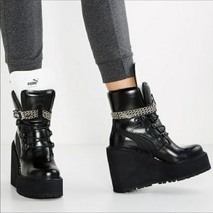 SOLD!! Fenty puma boots by rihanna.